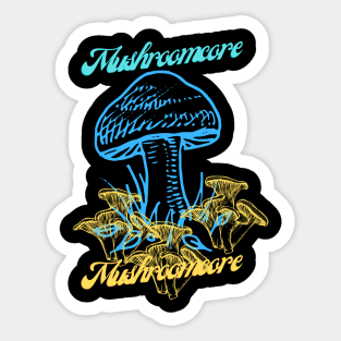 Mushroomcore Madness Sticker